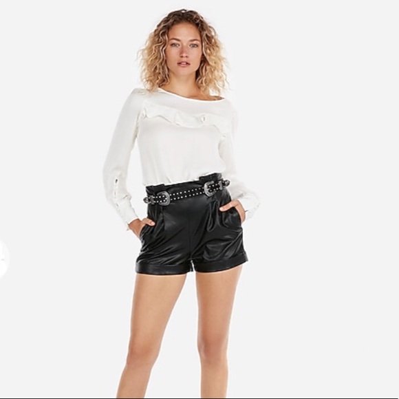 New Express Studded Double Buckle Western Belt - Picture 3 of 7